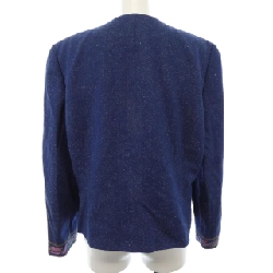 【Mã giảm giá】【Cổ điển】Thời trang Leonar LEONARD FASHION Áo khoác không cổ 642180