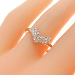 Nhẫn kim cương K18PG hình trái tim 0.28CT 667648