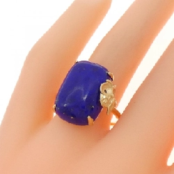 Nhẫn Lapis Lazuli K18YG Hình Cú 13.86CT 666468