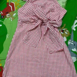 Váy caro MOXY hồng size M đã sử dụng 859861