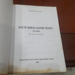Hoàng Xuân Việt - BÁCH KHOA DANH NGÔN TỪ ĐIỂN 605437