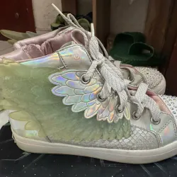 GIÀY SNEAKER BÉ GÁI THƯƠNG HIỆU SKECHERS 654086