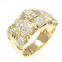 Nhẫn kim cương K18YG 0.84CT