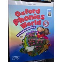 Oxford phonics world 5 letter combinations mới 90% Oxford HPB2505 SÁCH HỌC NGOẠI NGỮ 181192