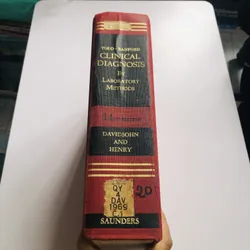 CLINICAL DIAGNOSIS BY LABORATORY METHODS (Todd – Sanford, Davisohn and Henry) 1969 721024