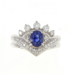 Nhẫn Sapphire PT900 0.71CT 673691