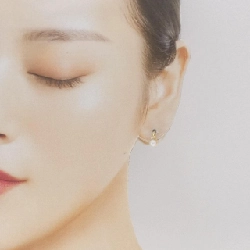 K18YG Bông tai ngọc trai nước ngọt - Hàng hiệu Authentic 867296