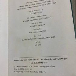 Nguyễn Cảnh Toàn, tuyển tập các công trình toán học và giáo dục. 999 463760