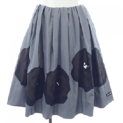 Miu Miu MIU MIU Vải Poplin Jersey Maxi Floral MG2305 S000 15W3 Váy