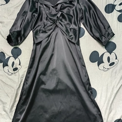 Váy lụa xẻ tà 2 bên  504918