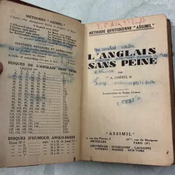 Sách học Tiếng Anh (L’angIais Sans Peine)