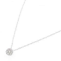 K18WG Hoa Kim Cương Dây Chuyền 0.30CT - Hàng hiệu Chính hãng 861000