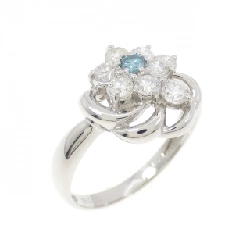 Nhẫn kim cương hoa PT900 0.50CT - Hàng hiệu Authentic