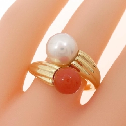 Nhẫn ngọc trai Akoya K18YG 8.4mm - Hàng hiệu Chính hãng 854119