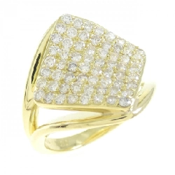 Nhẫn kim cương Pavé K18YG 1.00CT