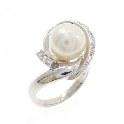 Nhẫn ngọc trai Akoya PT900 8.9mm - Hàng hiệu Chính hãng