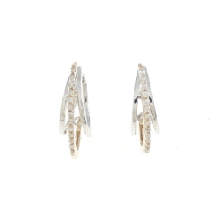 K18YG/K18WG Bông tai kim cương 0.14CT - Hàng hiệu Chính hãng