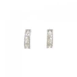 PT900 Bông tai kim cương 0.74CT - Hàng hiệu Authentic