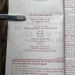 HS giải các dạng bài tập từ đề thi tuyển sinh vào lớp 10 Vật lí 603186