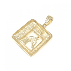 K18YG Mặt dây chuyền hình ống - Hàng hiệu Chính hãng 871743