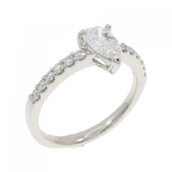 Nhẫn kim cương PT 0.531CT E VS1 hình giọt nước - Hàng hiệu Authentic