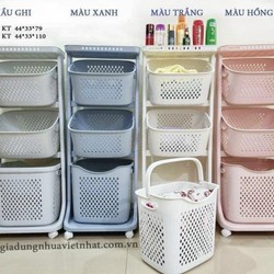  🛒 Kệ 3 sọt nhựa để đồ đa năng tiện dụng DG520 🛒 136606