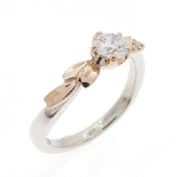 Nhẫn kim cương PT950/K18PG 0.250CT F VS1 3EXT H＆C - Hàng hiệu Chính hãng