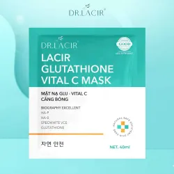 (Mới) Combo 5 miếng Mặt Nạ Dưỡng Ẩm Lacir Glutathione Vital C Mask DR.LACIR 603515