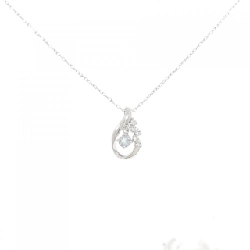 K10WG Aquamarine Necklace - Hàng hiệu Authentic