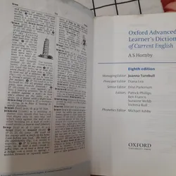 OXFORD Advanced Learner's Dictionary. New 8TH Edition bìa mềm. AS Hornby  594613
