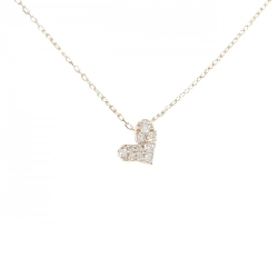 K10PG Dây chuyền kim cương hình trái tim 0.14CT - Hàng hiệu Chính hãng