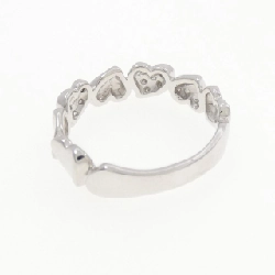 Nhẫn kim cương hình trái tim K18WG 0.08CT 672983