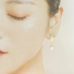 K18YG Bông tai ngọc trai Akoya 7.2mm - Hàng hiệu Chính hãng 867854