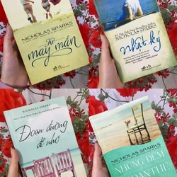 Combo 4 cuốn tiểu thuyết của Nicholas Sparks