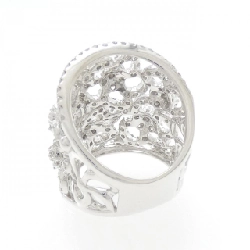 Nhẫn kim cương hoa K18WG 2.50CT 672421