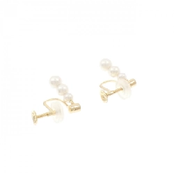 K18YG Bông tai ngọc trai Akoya - Hàng hiệu Authentic 871460