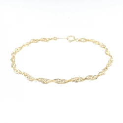 K18YG Vòng tay - Hàng hiệu Chính hãng 873581