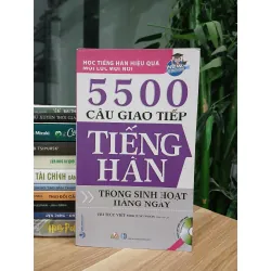 5500 câu giao tiếp tiếng Hàn trong sinh hoạt hằng ngày – Tri Thức Việt, Park Jung Woon 570864