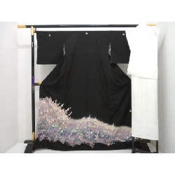 Áo kimono lưu tước chế tác bằng phương pháp nhuộm bậc thang - Hàng hiệu Authentic