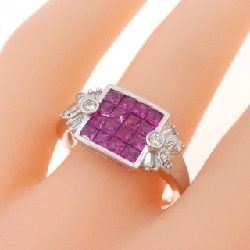 Nhẫn Ruby K18WG 0.87CT 667059