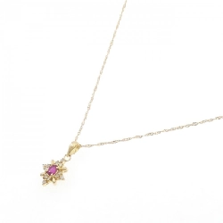 K18YG/750YG Dây chuyền ruby 0.2CT - Hàng hiệu Chính hãng 861077