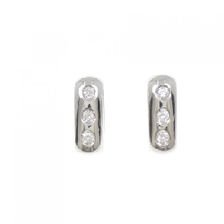 Bông tai kim cương 750WG 0.22CT - Hàng hiệu Chính hãng