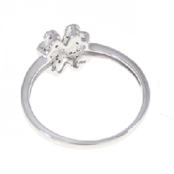 Nhẫn kim cương K18WG hình cỏ ba lá 0.20CT - Hàng hiệu chính hãng 856040