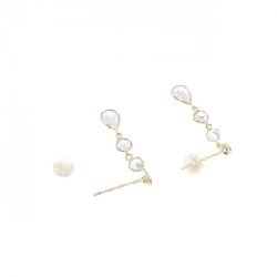 K18YG Bông tai Cubic - Hàng hiệu Chính hãng 868741