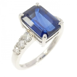 【Tái chế】Nhẫn Sapphire 3.93CT Thái Lan