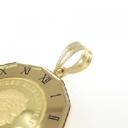 K18YG(枠) Đồng xu Mặt dây chuyền - Hàng hiệu Chính hãng 877511