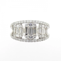 Nhẫn kim cương K18WG 1.009CT - Hàng hiệu Authentic 853113