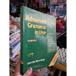 [Sách Cũ SCGR] Advanced grammar in use with answers - Hewings - có viết mực vài trang đầu mới 80% ố - HỌC NGOẠI NGỮ - HCM0111