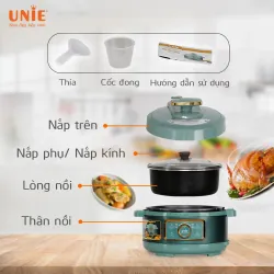 UNIE UN-630 – Nồi áp suất điện nhỏ gọn, tiện lợi mỗi ngày 781991