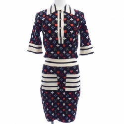 Louis Vuitton LOUIS VUITTON Game On Trompe L'Oeil FKKD97AD3 Đầm - Hàng hiệu Chính hãng